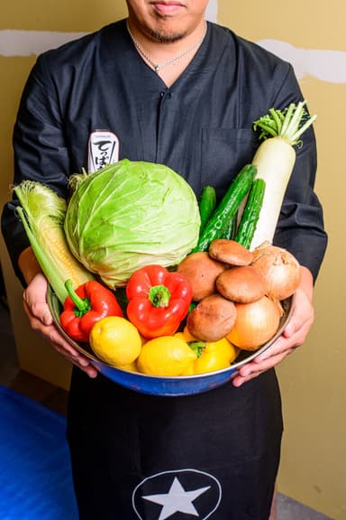 北海道の大地で育った野菜たち