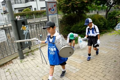 スポーツゴミ拾いの様子1