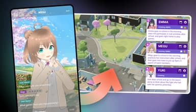 箱庭ゲーム「EmemeTown」にAIキャラを接続