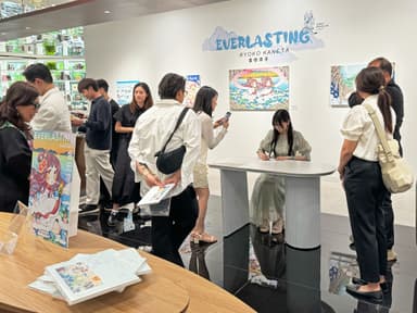 Art Focus Bangkok「Everlasting」 サイン会の様子