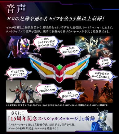 ウルトラレプリカ ウルトラゼロアイ 15th Anniversary Edition(詳細：音声)