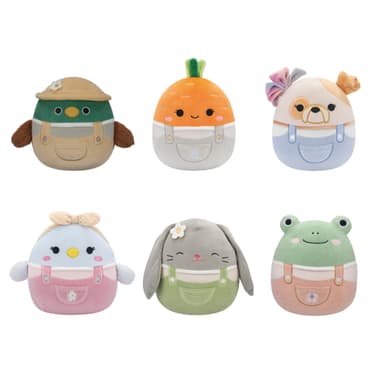 ＜Squishmallows 7.5インチぬいぐるみ(エイブリー／カロリーナ／ダヴィッタ／カムデン／ブレイク／バラテッリ)　商品画像＞