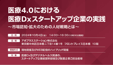 医療Dxスタートアップ企業の実践