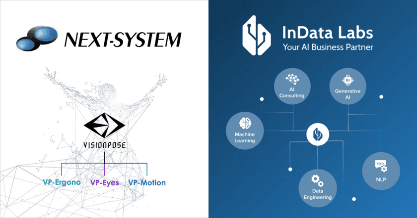 業務提携のお知らせ　
InData Labs(ヨーロッパ:キプロス)との業務提携による、
海外市場に向けたAI・XR(VR/AR/MR)の販路拡大