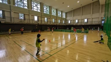 上川町内で開催されたBaseball5体験会の様子(1)