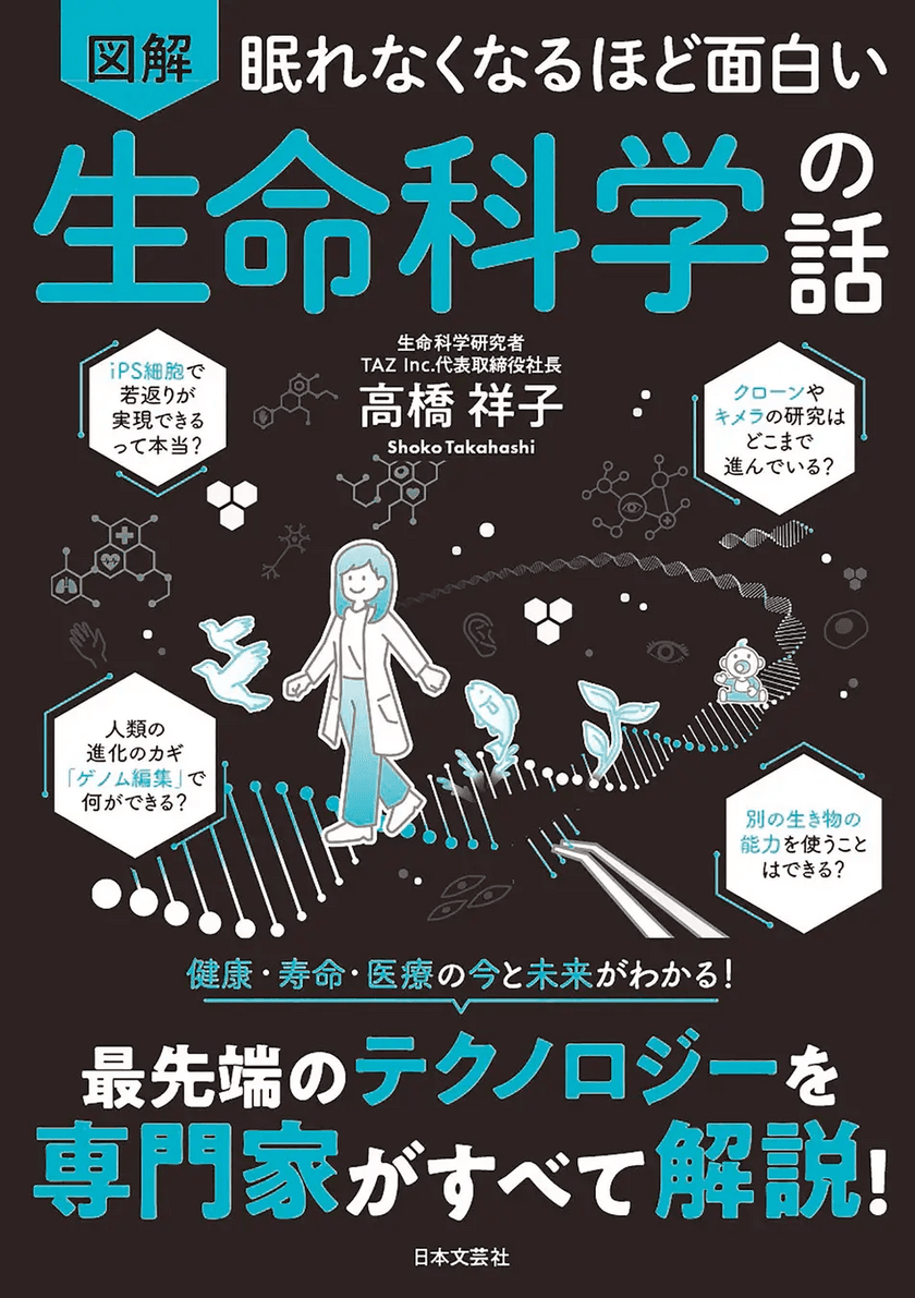 TAZ Inc. 代表取締役社長・高橋 祥子著者の
『眠れなくなるほど面白い 図解 生命科学の話』が
上梓、科学に興味を持つ学生を増やしたいという想いで
全国の216高校およびSTEM(理系)女子奨学助成金を推進する
山田進太郎D&I財団へ寄贈