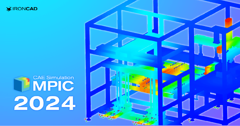 IRONCADの連成解析アドイン
「MPIC」の新バージョン2024が9月2日リリース