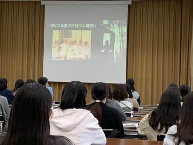 看護学校での講演の様子