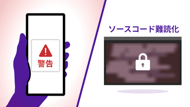 改ざん防止およびソースコード難読化機能