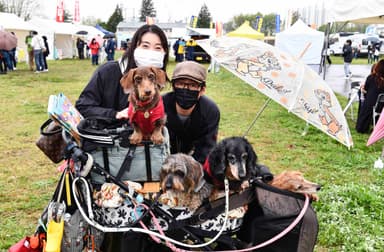 ペット同伴での来場が可能1