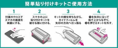 貼り付けキット使い方