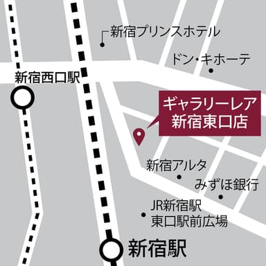 新宿東口店 地図