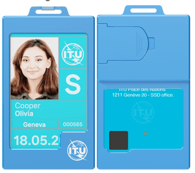 UN ITU SMART CARD  HOLDER