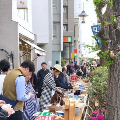 目黒通りがマルシェ会場になる2日間