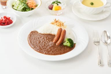 朝食用に特別ブレンドした「朝カレー」