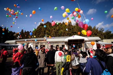 クリスマスの願いごと風船