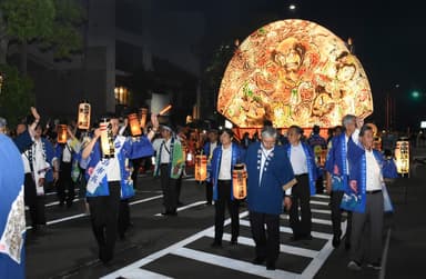 弘前ねぷたin今治(2023年の様子)