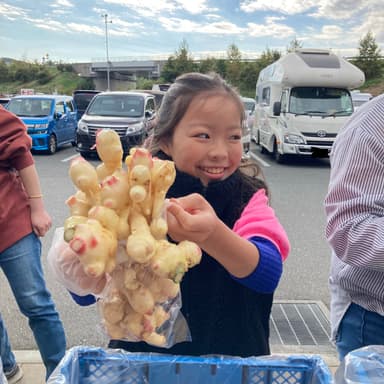 農産物詰め放題「ウマウマ野菜イベント」の様子