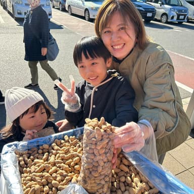 農産物詰め放題「ウマウマ野菜イベント」の様子