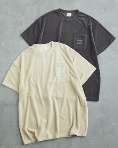 パイルTシャツ(半袖)