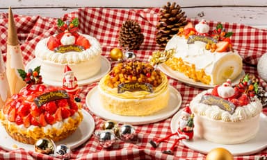 くるくる なるとのクリスマスケーキ