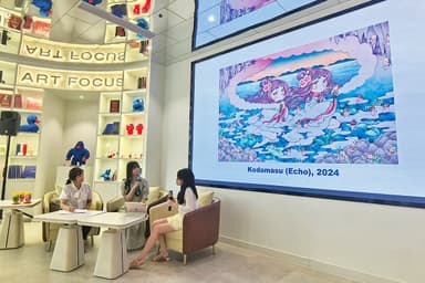 金田涼子 Everlasting トークイベント(2024年8月、バンコク・Art Focus Bangkok)