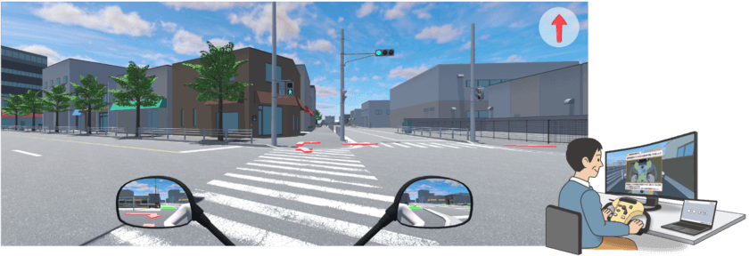 日本初シニアカーシミュレータ
「Mobility Scooter VR(モビリティ スクーターVR)」を開発　
11月14日、15日開催の「第32回 日本慢性期医療学会」にて初出展