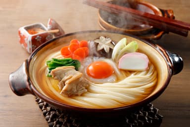 平延べうどん　調理例