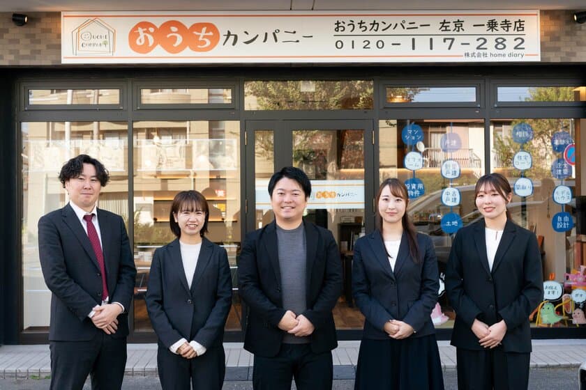 おうちカンパニー左京 一乗寺店(株式会社home diary)様、
令和6年12月19日(木)新店舗オープン。
おうちカンパニーは、設立1周年を迎え全国で
29店舗(オープン準備中含む)に拡大中。