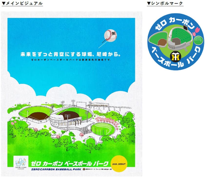 ゼロ カーボン ベースボール パーク
ZERO CARBON BASEBALL PARK
メインビジュアル・シンボルマーク決定！