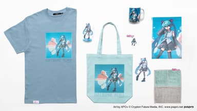 初音ミク × GRAPHT Art by APO＋オリジナルグッズ