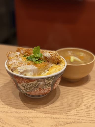 林SPF豚とじるカツ丼