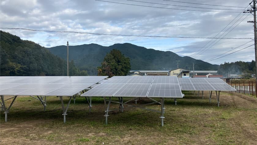 エクソル、愛知県新城市八束穂区内における
太陽光発電所建設工事を完了