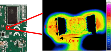 チップ抵抗　※1.3μm顕微鏡レンズ使用