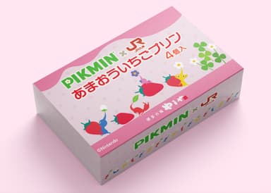 「PIKMIN×JR九州」あまおういちごプリン(イメージ1)