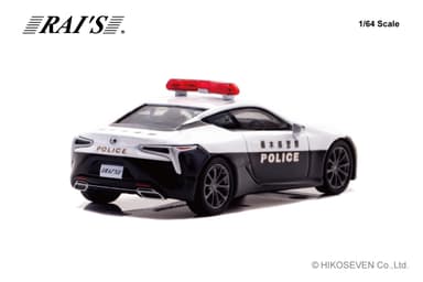 1/64 レクサス LC500 栃木県警察交通機動隊車両：右後