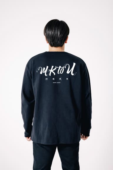 “MKtoU”Long T-shirts_BLK_2