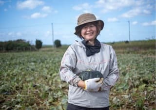 宮古島の生産者さん(かぼちゃ)