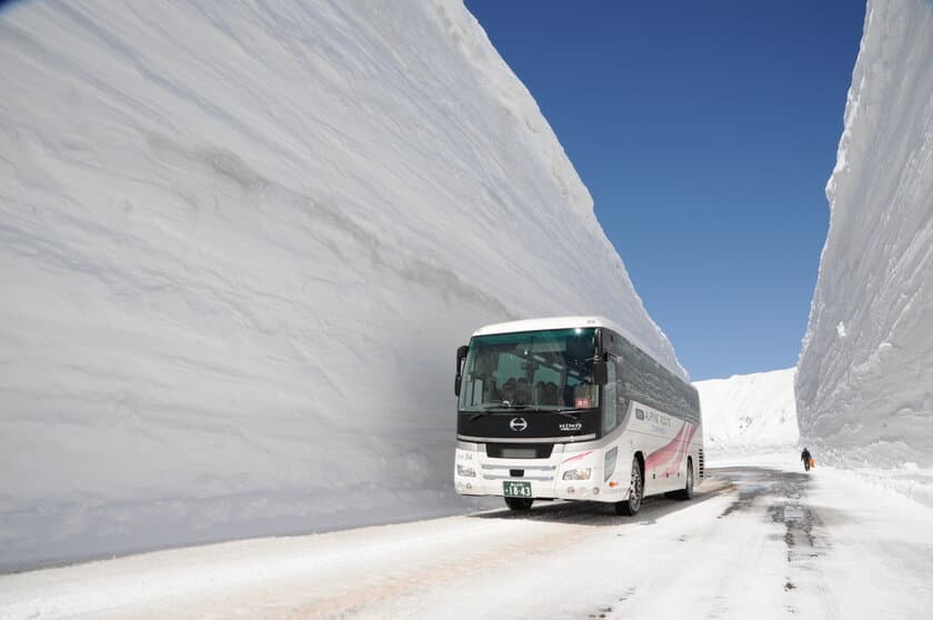 立山黒部アルペンルート、2025年4月15日(火)から
圧倒的高さの雪の壁を体感できる「雪の大谷ウォーク」を開催！