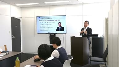 当社代表との交流セッションの様子