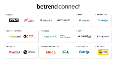 『betrend connect』の対応サービス一覧