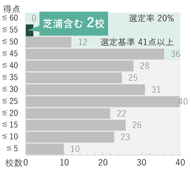 得点分布―タイプ3「地域社会の発展への貢献」