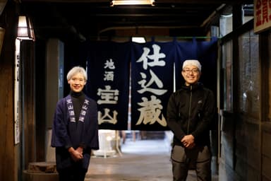 名物女将と渡邊杜氏