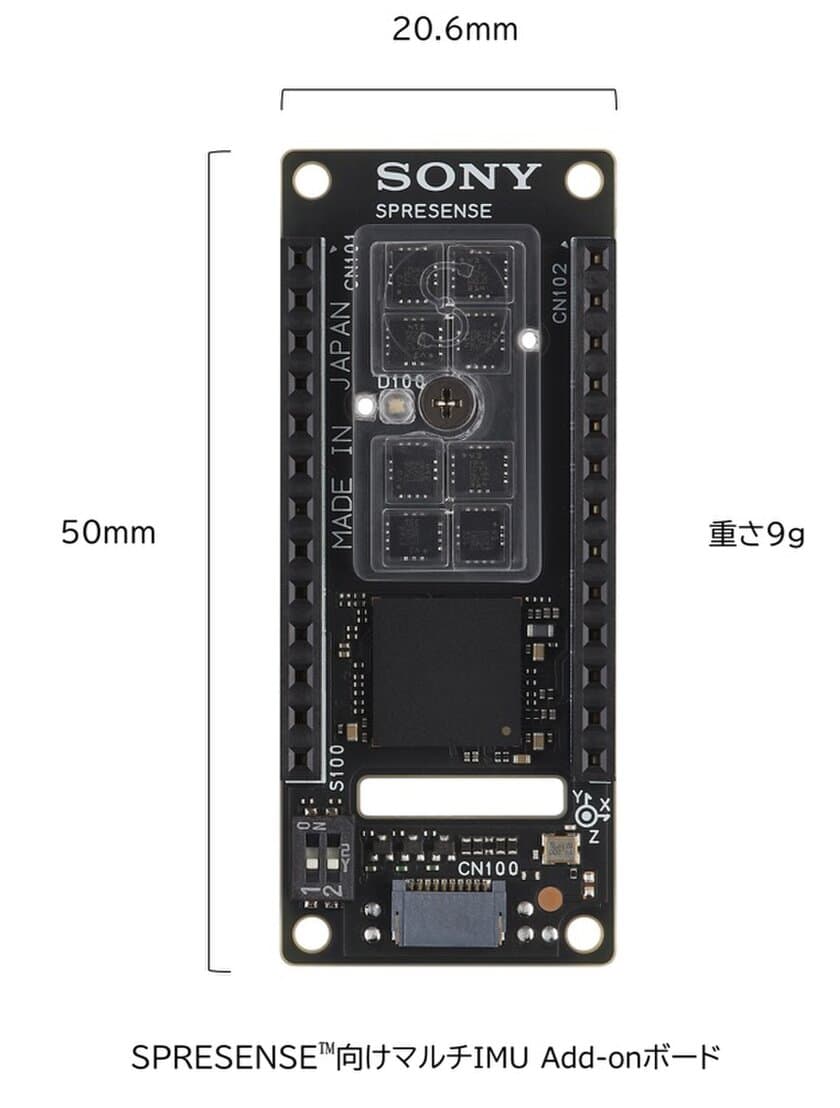 SPRESENSE(TM)※1向けマルチIMU※2Add-onボード販売開始　
～地球の自転が計測できる精度のIMUをお手元に～