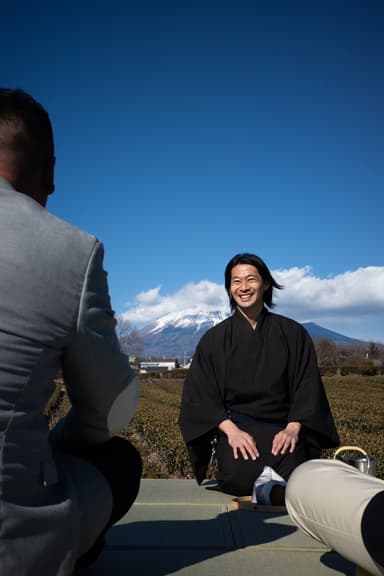 みたて茶会亭主山田翔太氏