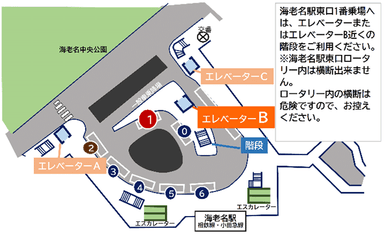 海老名駅東口1番乗場