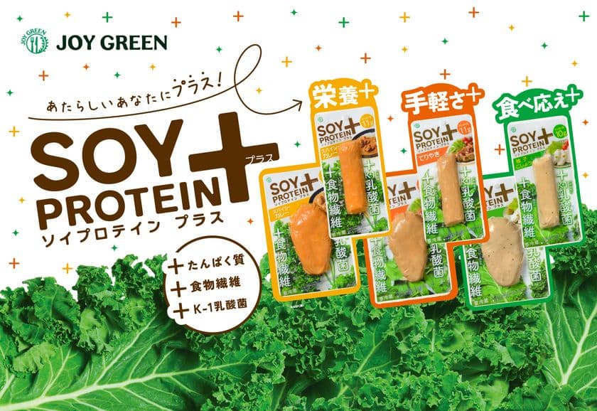 『SOY PROTEIN＋(ソイプロテインプラス)』
スパイシーカレー/てりやき/柚子こしょう
各バータイプ、ブロックタイプ 計6品
2025年3月10日(月)より、全国で新発売