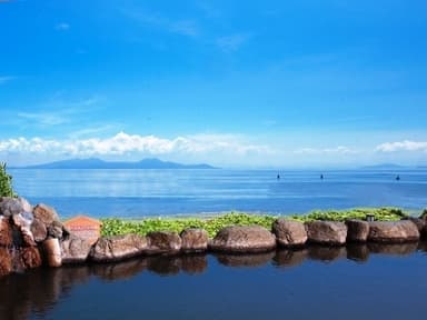 源泉かけ流し天空海見露天