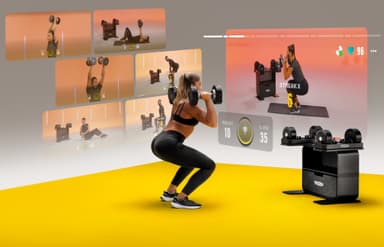 Technogym Connected Dumbbells トレーニングイメージ(1)