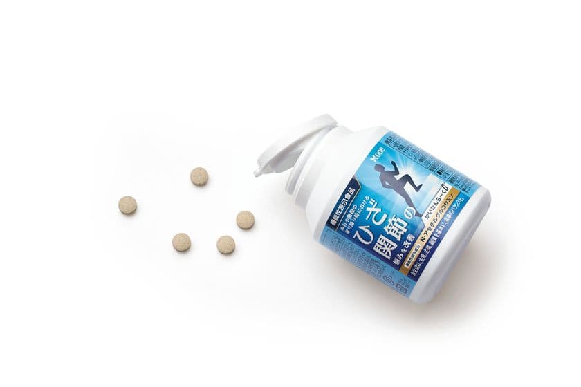 歩行や階段の昇り降り時におけるひざ関節の悩みを改善
機能性表示食品「かいだんら~くG」新発売